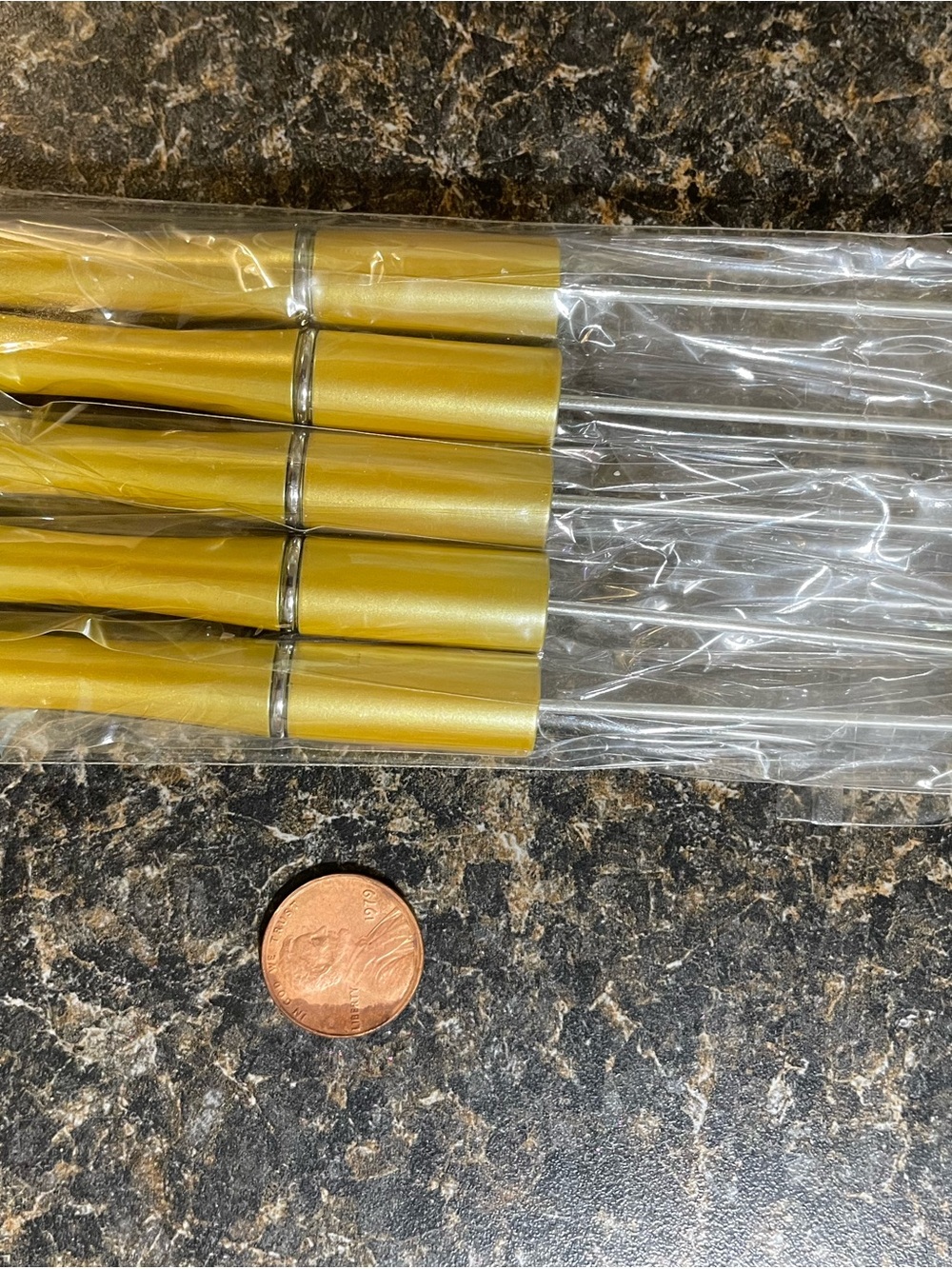 Large Lot of 16 Gold, Black, and Silver Beadable Pens For Crafting